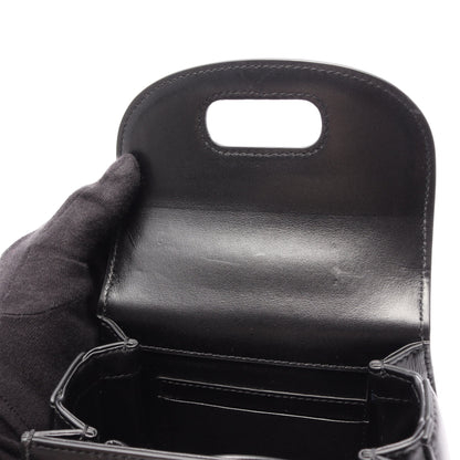 2WAY ハンドバッグ レザー ブラック グッチ