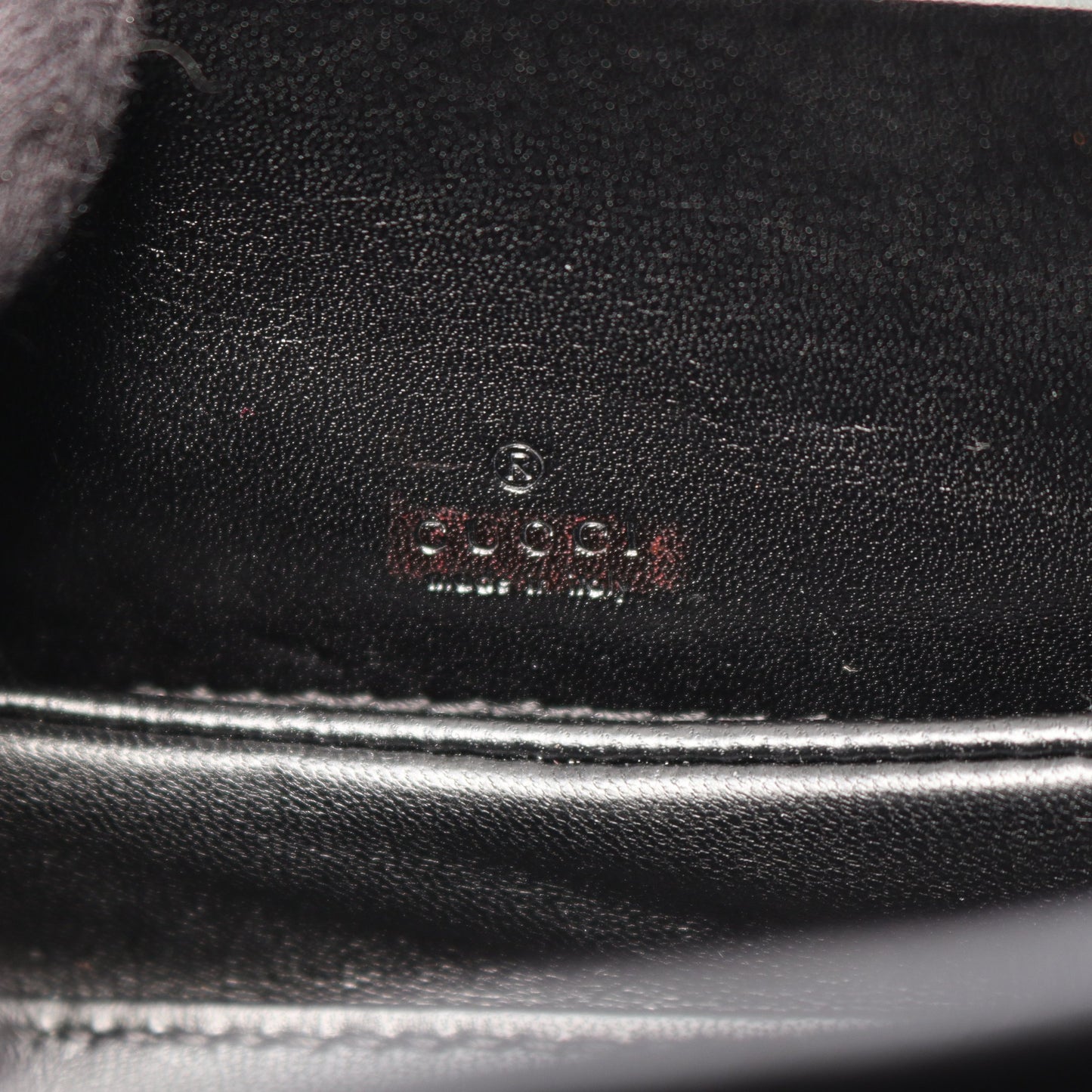 2WAY ハンドバッグ レザー ブラック グッチ