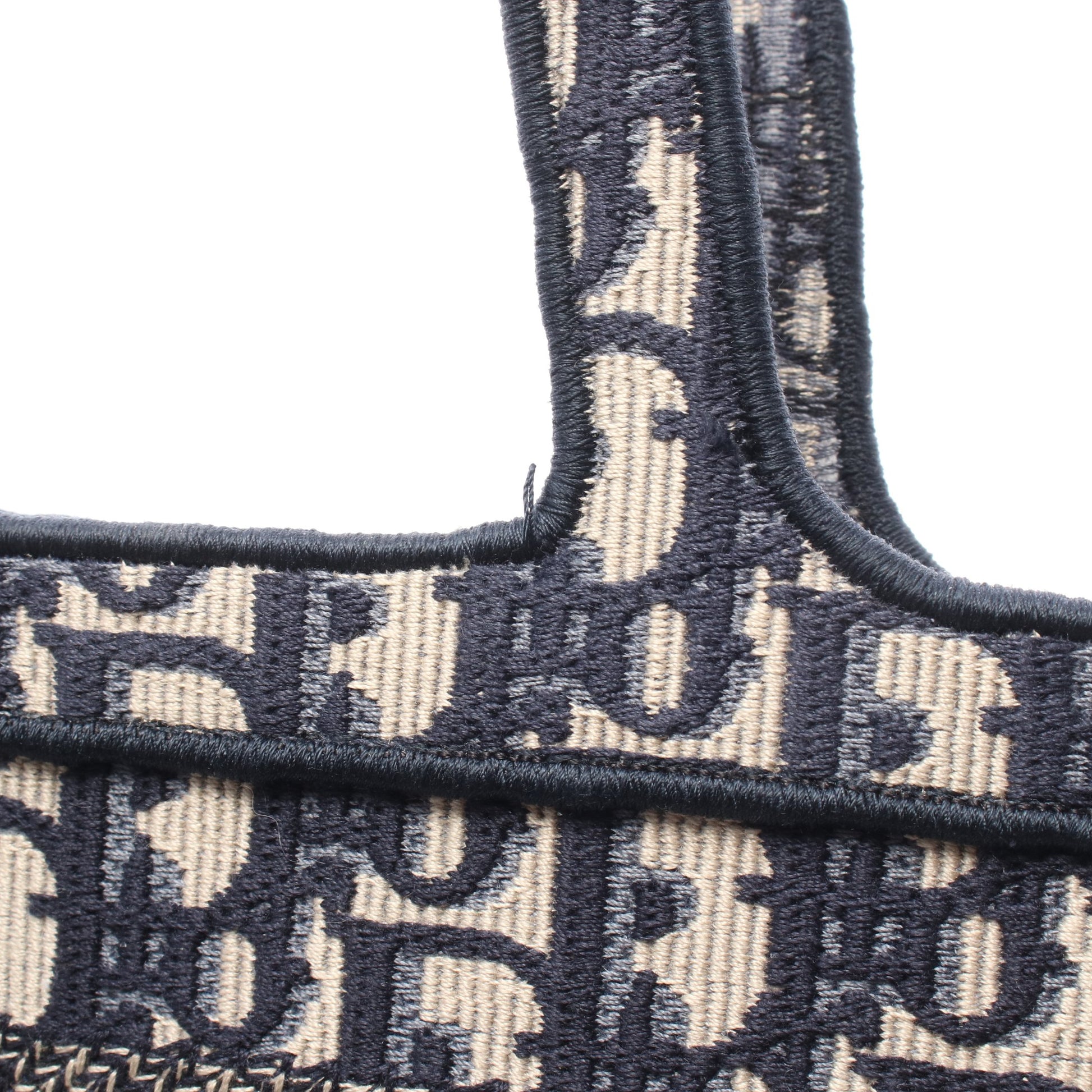 BOOK TOTE ブックトート ミニ ハンドバッグ キャンバス ネイビー ベージュ クリスチャンディオール バッグ Christian Dior