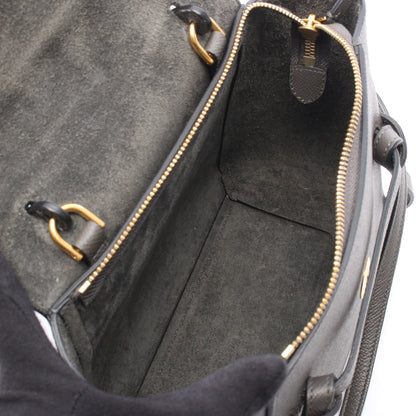 BELT BAG NANO ベルトバッグ ナノ 2WAY ハンドバッグ レザー グレー セリーヌ