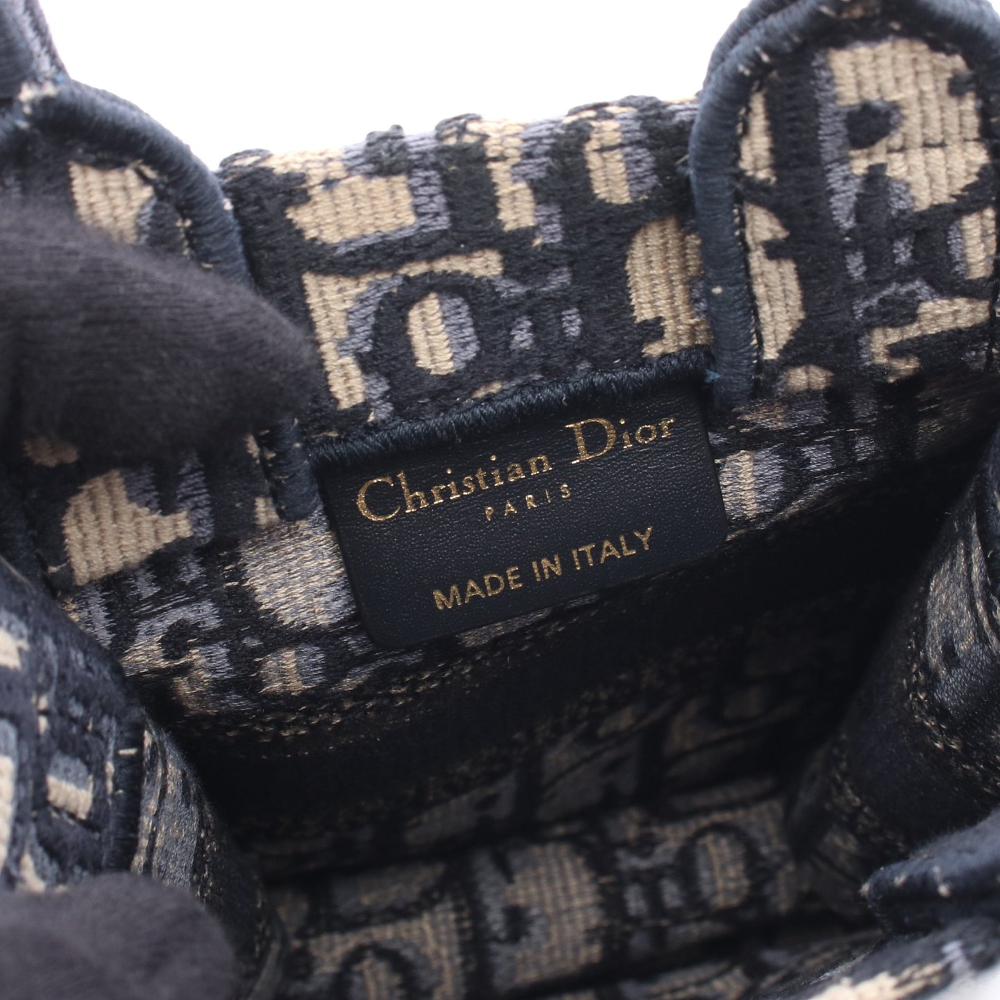 BOOK TOTE ブックトート バーティカルバッグ ミニ フォンバッグ 2WAY ハンドバッグ キャンバス ネイビー ベージュ クリスチャンディオール