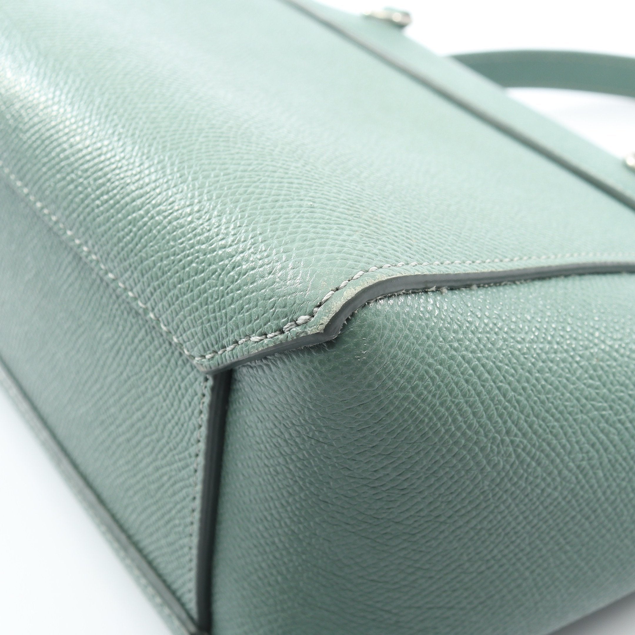 BELT BAG NANO ベルトバッグ ナノ 2WAY ハンドバッグ レザー グリーン
