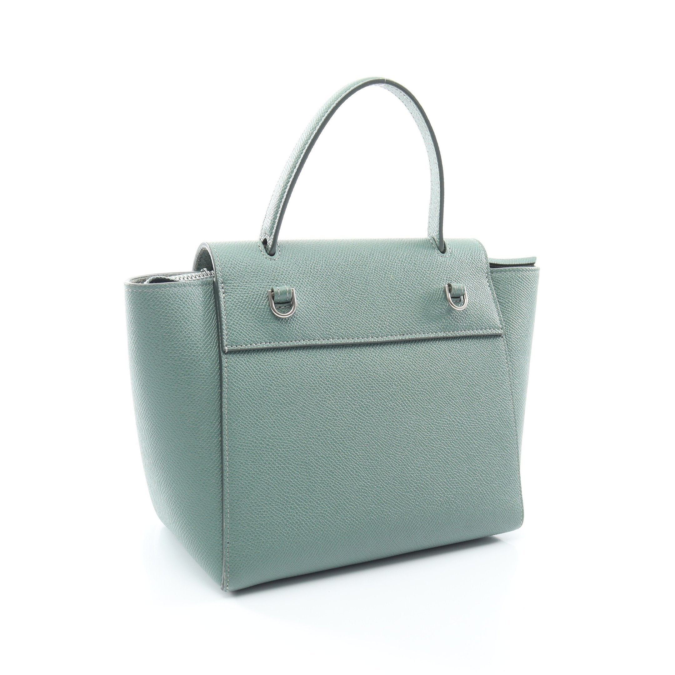 CELINE セリーヌ ベルトバッグ ナノ グリーン BELT BAG NANO ベルトバッグ ナノ 2WAY ハンドバッグ レザー グリーン