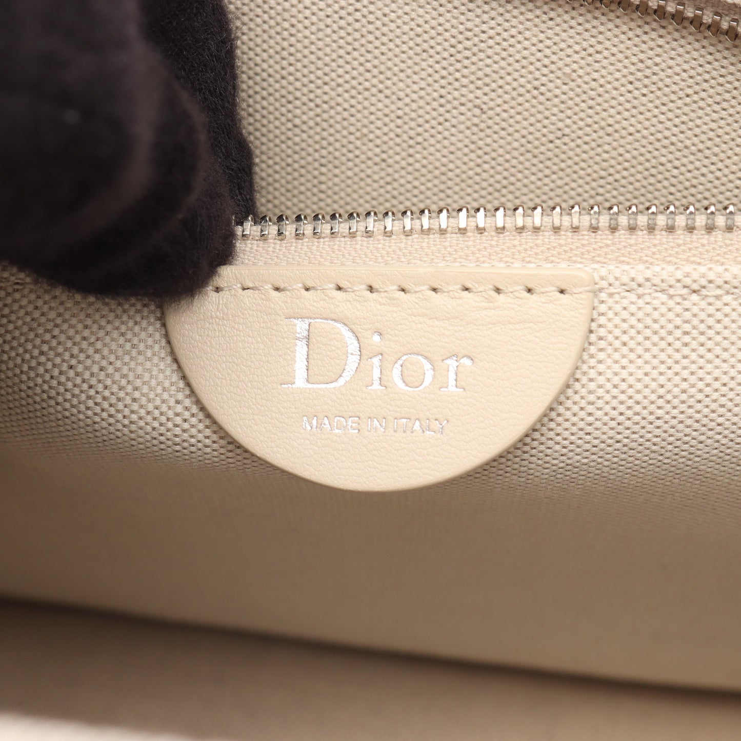 Dioramour ブックトート スモール 2WAY ハンドバッグ キャンバス アイボリー マルチカラー クリスチャンディオール