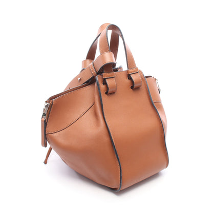 HAMMOCK SMALL ハンモック スモール ハンドバッグ レザー ブラウン ロエベ