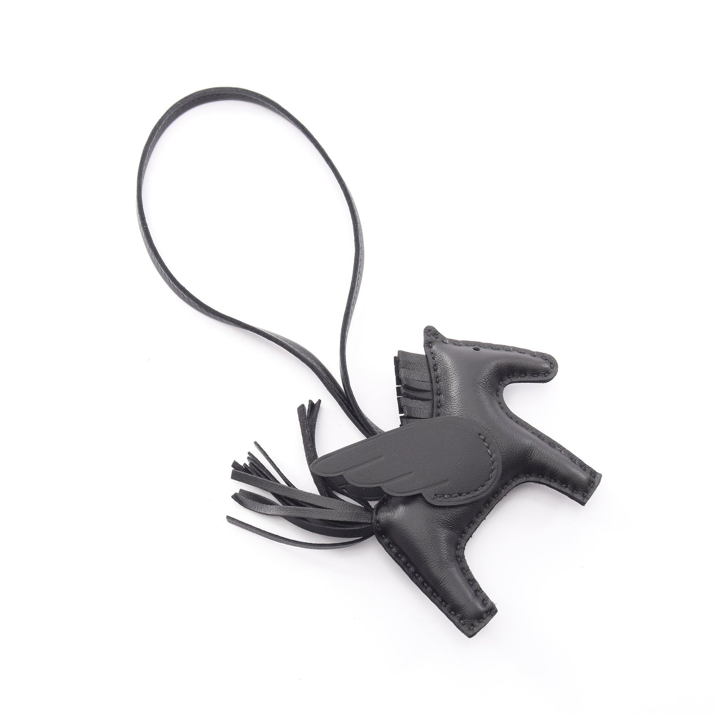 ロデオペガサスPM ソーブラック バッグチャーム アニョーミロ ヴォースイフト ブラック G刻印 エルメス
