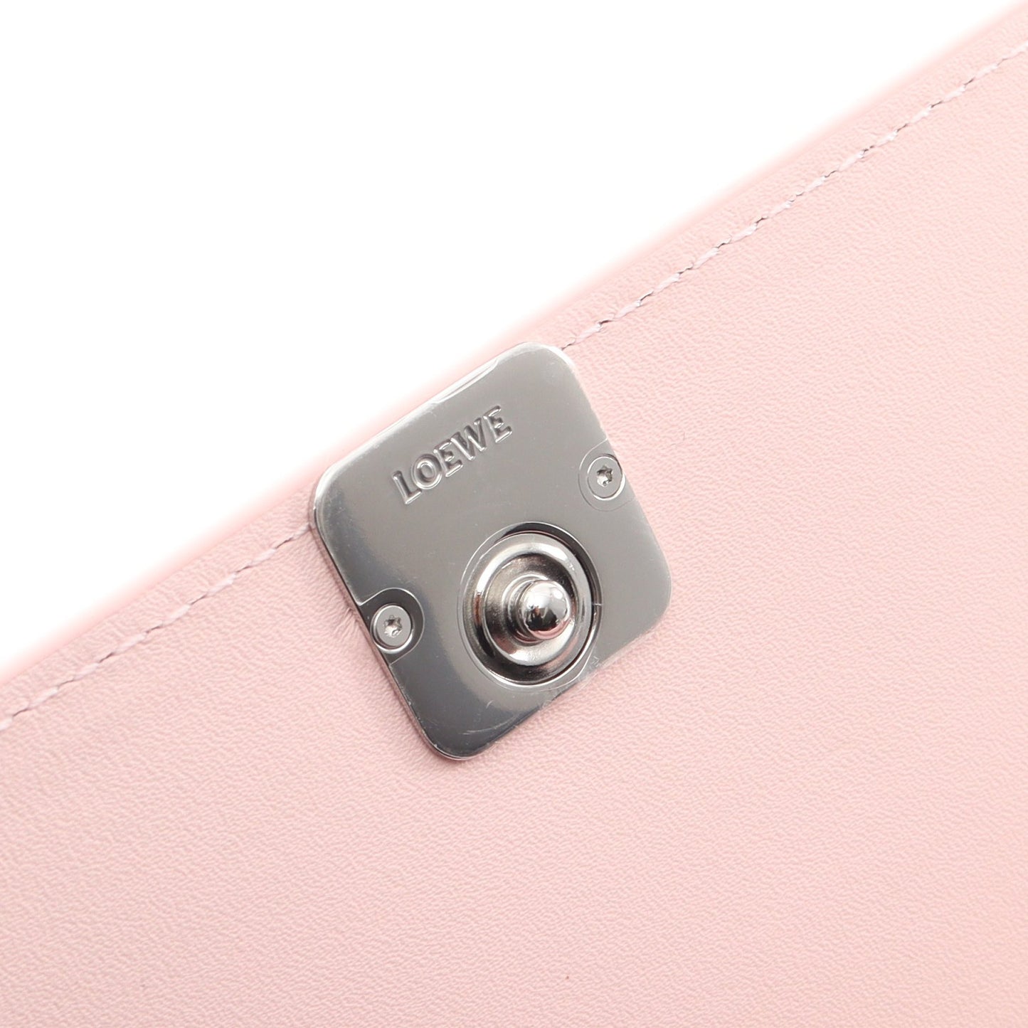 アナグラム コンチネンタル 二つ折り長財布 レザー ライトピンク ロエベ 財布・小物 LOEWE