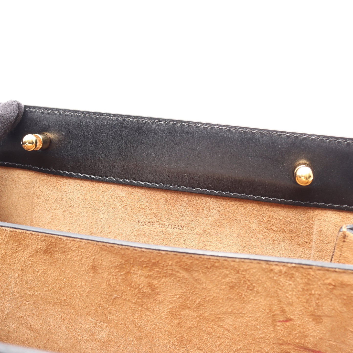 TOUCH スモール ショルダーバッグ レザー ブラック フェンディ バッグ FENDI