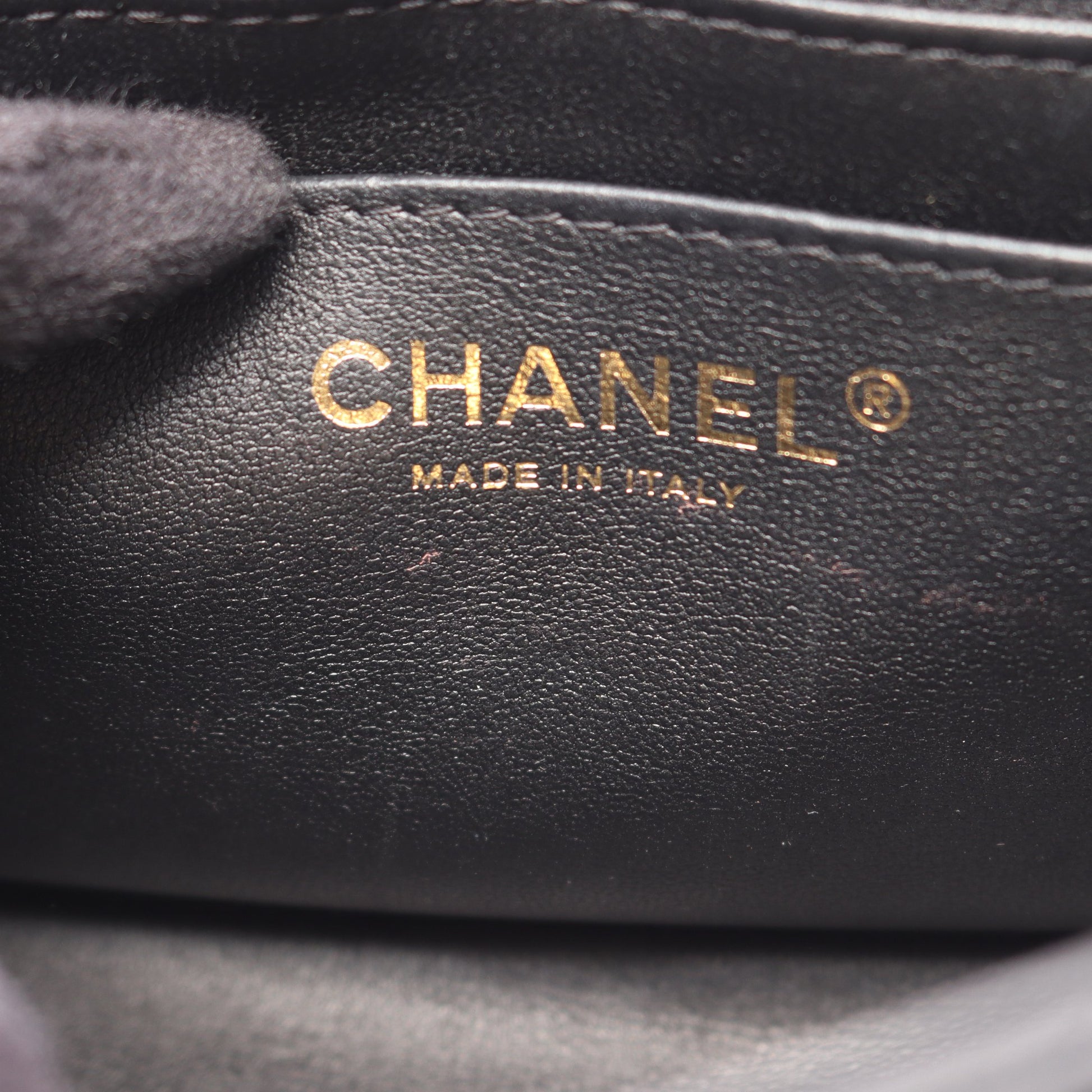ミニマトラッセ チェーンショルダーバッグ ラムスキン ブラック ゴールド金具 シャネル バッグ CHANEL