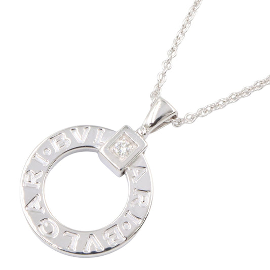 ブルガリブルガリ 1PD ネックレス ネックレス K18WG ダイヤモンド ホワイトゴールド クリア ブルガリ アクセサリー BVLGARI