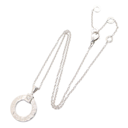 ブルガリブルガリ 1PD ネックレス ネックレス K18WG ダイヤモンド ホワイトゴールド クリア ブルガリ アクセサリー BVLGARI