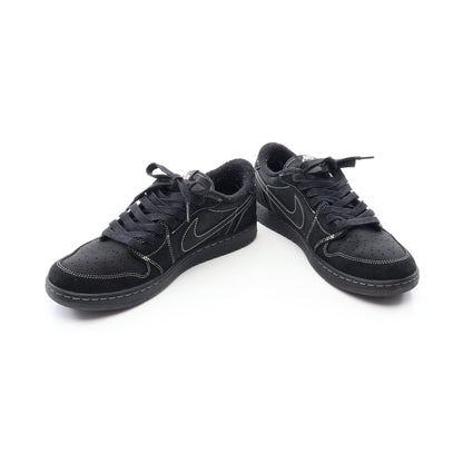 NIKE × TRAVIS SCOTT CACTUS JACK Air Jordan 1 Low OG SP Black Phantom スニーカー レザー スエード ブラック ナイキ