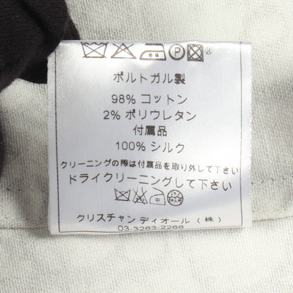 トロッター ジャケット コットン ブラウン オフホワイト クリスチャンディオール