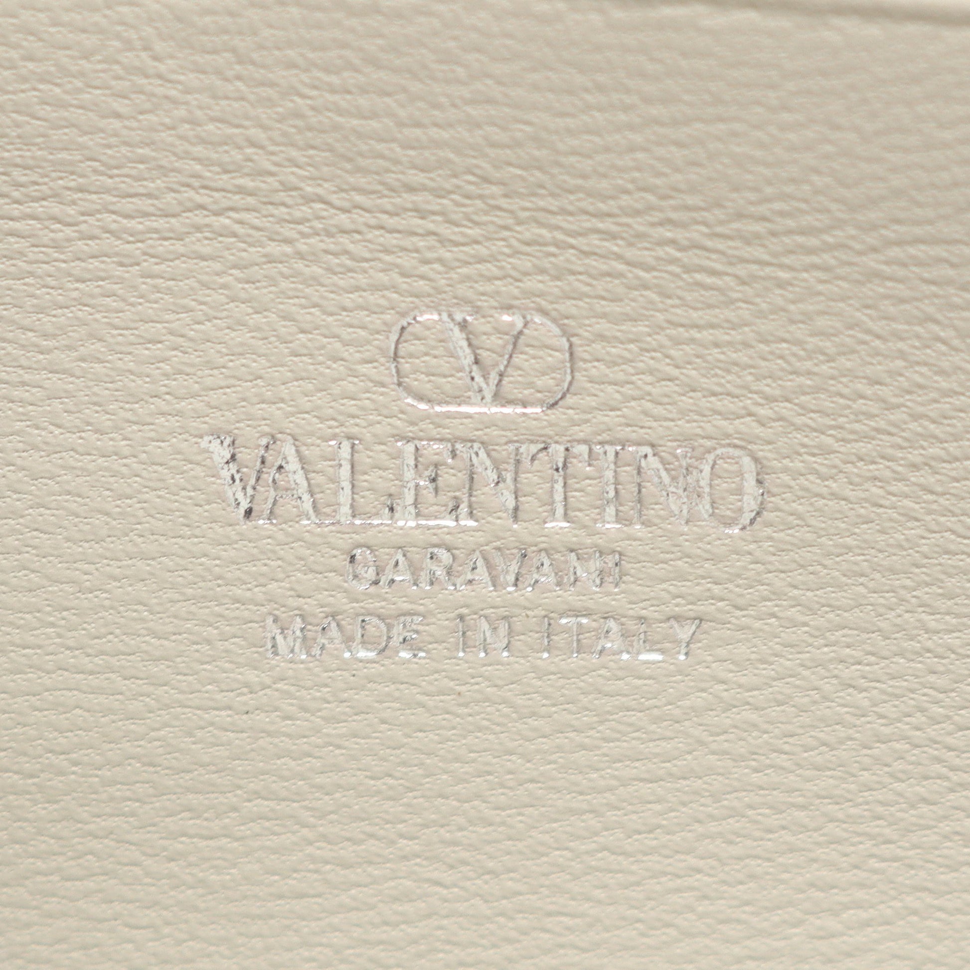 ロックスタッズ チェーンウォレット レザー シルバー ヴァレンティノガラヴァーニ バッグ VALENTINO GARAVANI