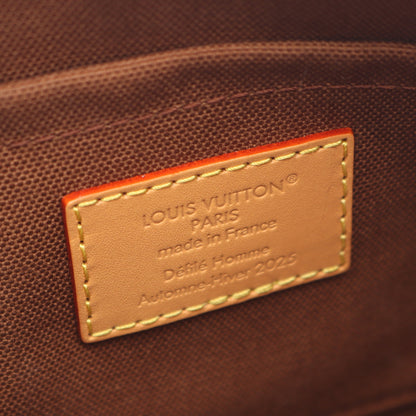 LOUIS VUITTON × NIGO キーポル バンドリエール25 モノグラムランドスケープ 2WAY ハンドバッグ PVC レザー ブラウン ルイヴィトン