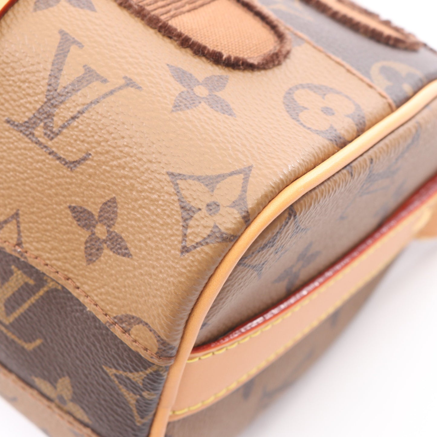 LOUIS VUITTON × NIGO キーポル バンドリエール25 モノグラムランドスケープ 2WAY ハンドバッグ PVC レザー ブラウン ルイヴィトン