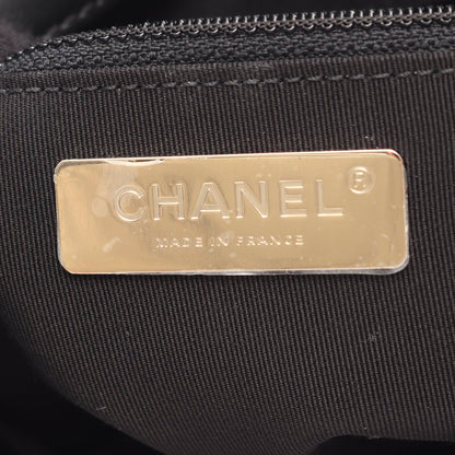 ココマーク チェーンショルダーバッグ ツイード レザー ブラック マルチカラー ゴールド金具 シャネル