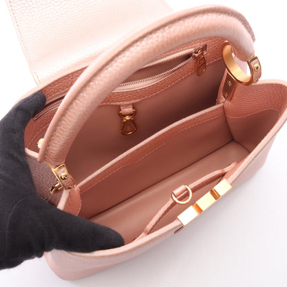カプシーヌBB 2WAY ハンドバッグ レザー ピンク ルイヴィトン