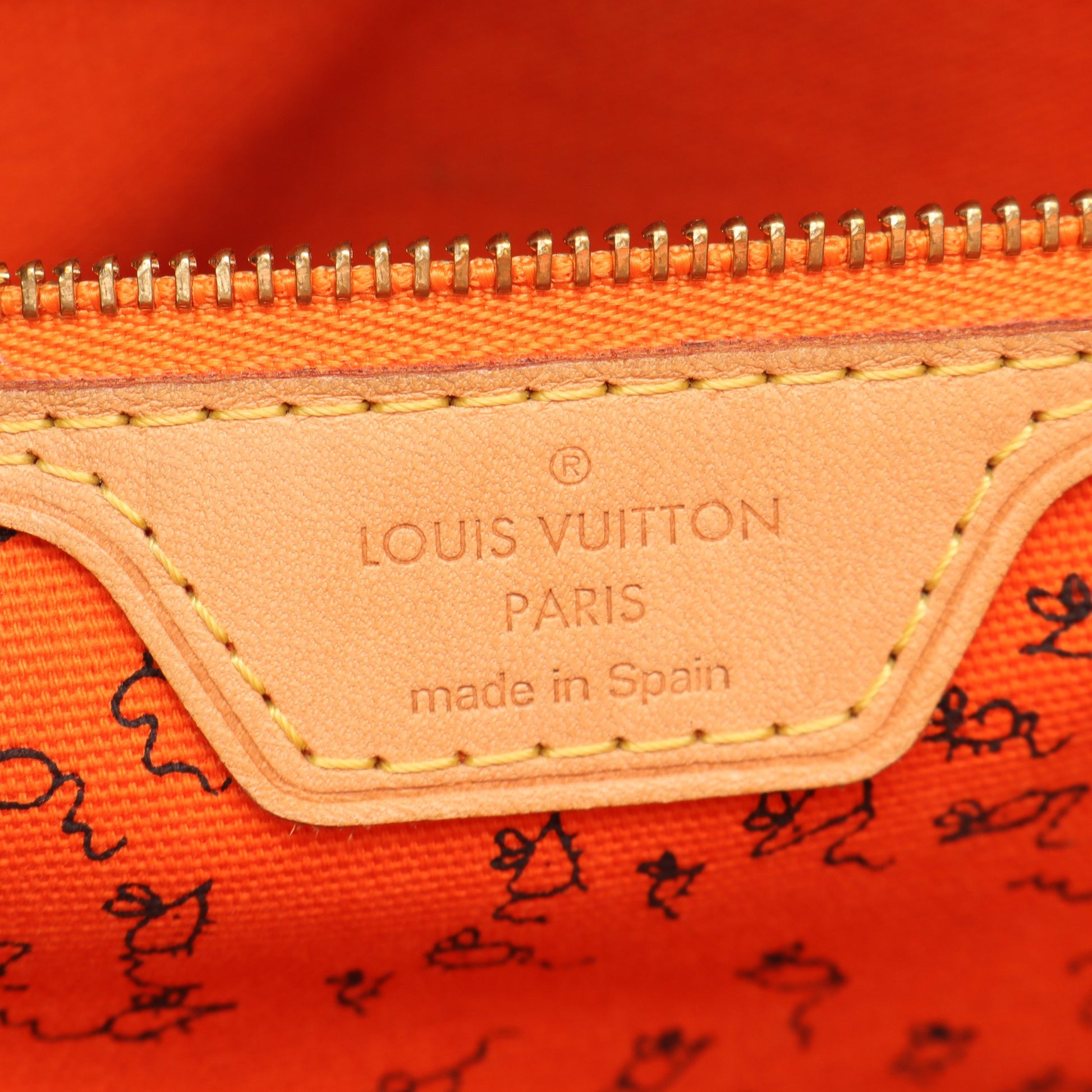 ネヴァーフルMM キャットグラム ショルダーバッグ トートバッグ PVC レザー ブラウン ルイヴィトン バッグ LOUIS VUITTON