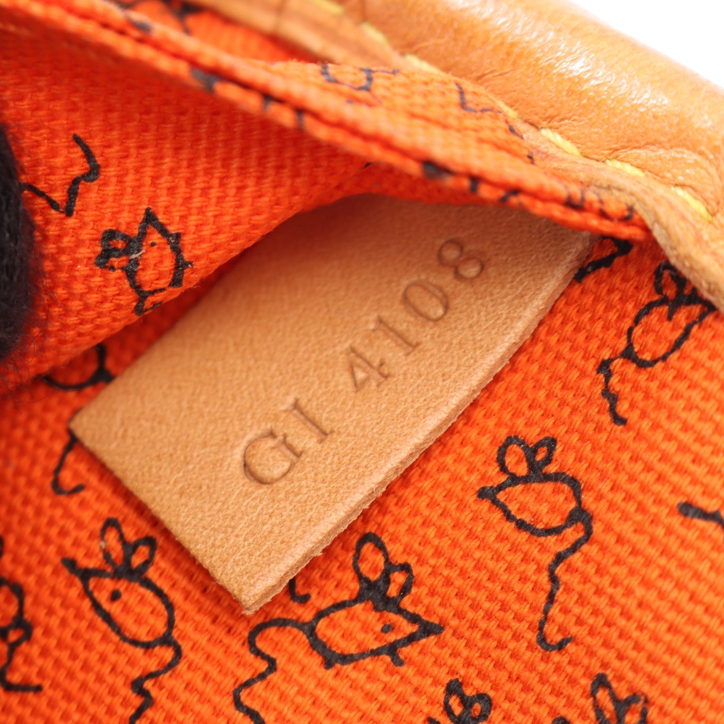 ネヴァーフルMM キャットグラム ショルダーバッグ トートバッグ PVC レザー ブラウン ルイヴィトン バッグ LOUIS VUITTON
