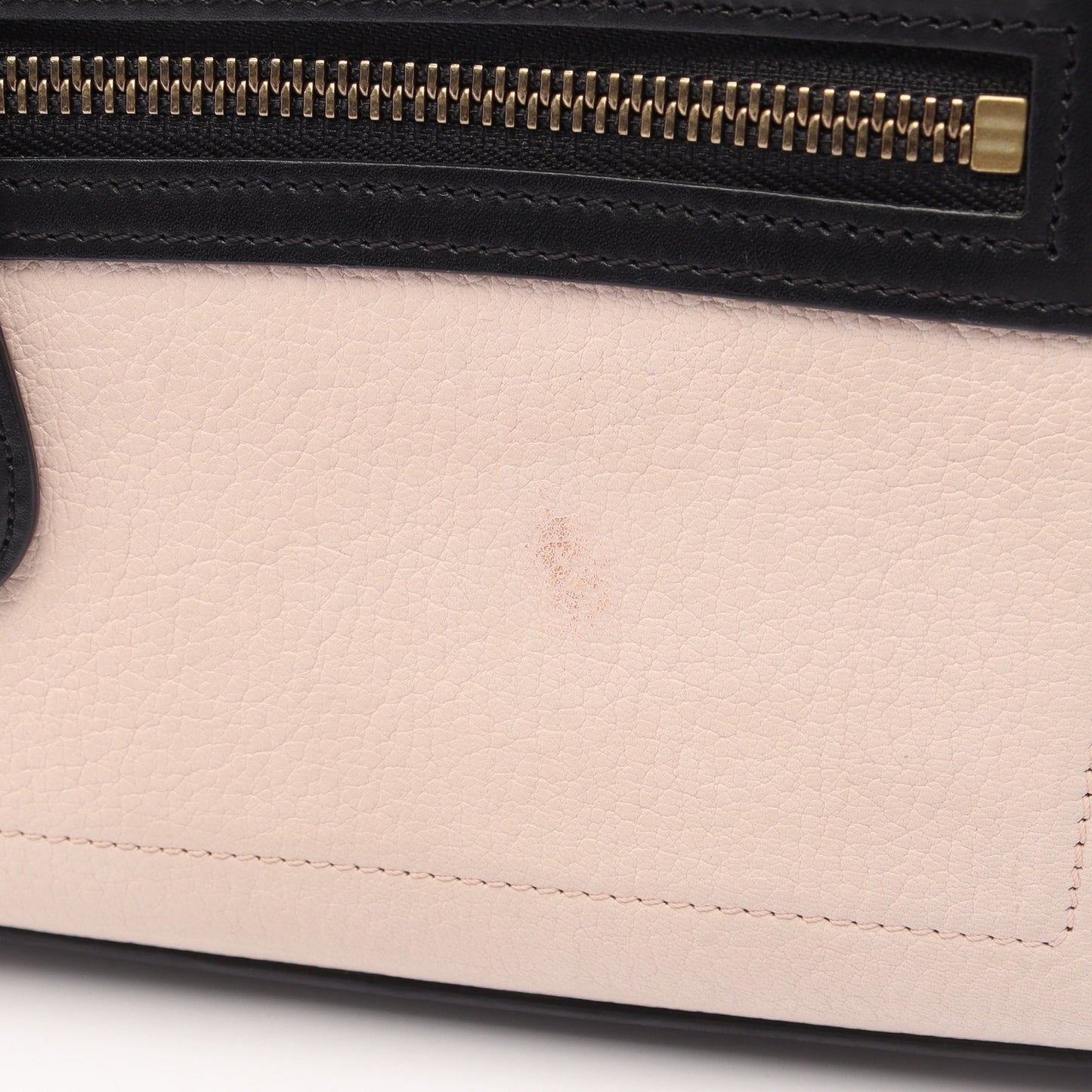 ラゲージ マイクロショッパー ハンドバッグ トートバッグ レザー ブラック ライトピンク グレーベージュ セリーヌ バッグ CELINE