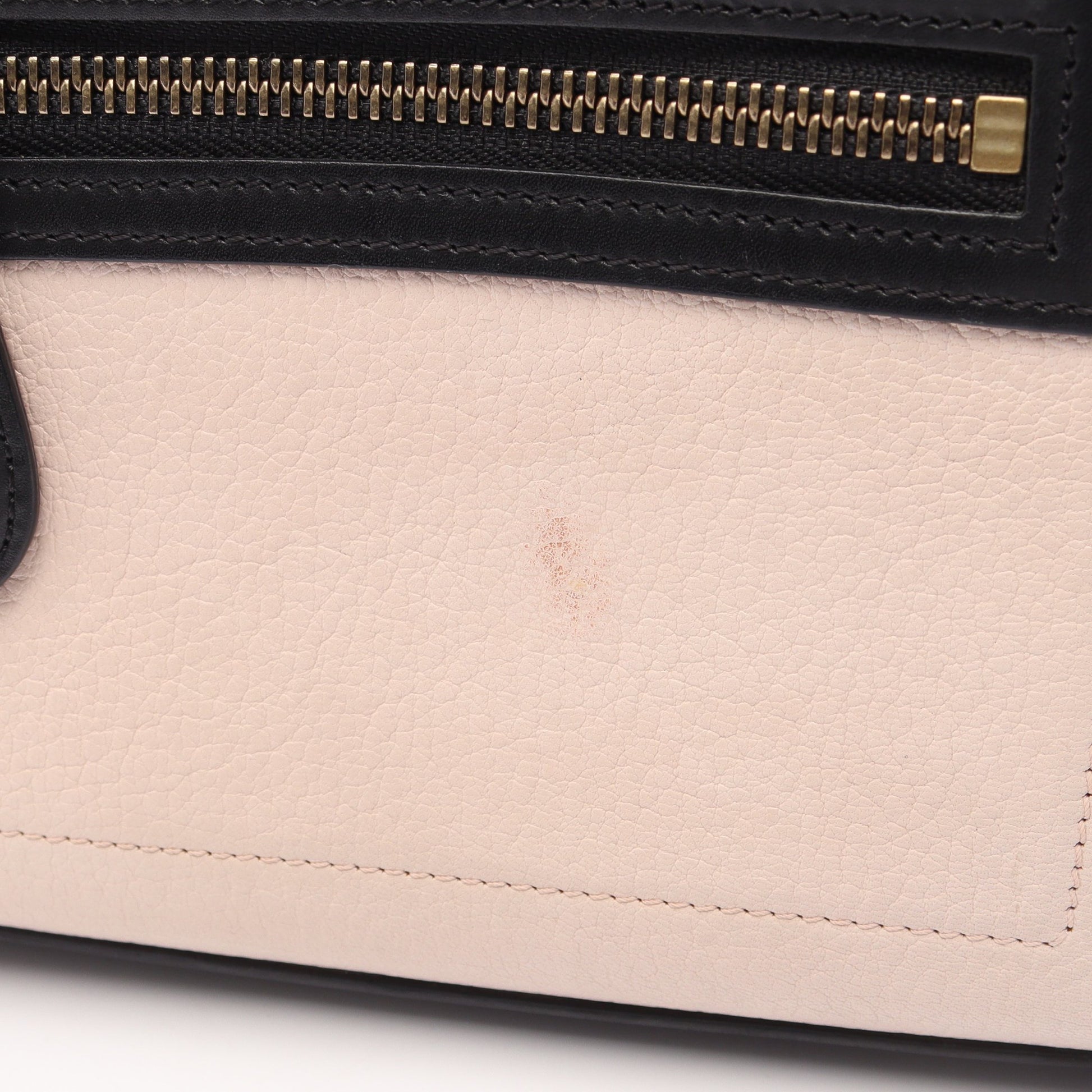 ラゲージ マイクロショッパー ハンドバッグ トートバッグ レザー ブラック ライトピンク グレーベージュ セリーヌ バッグ CELINE