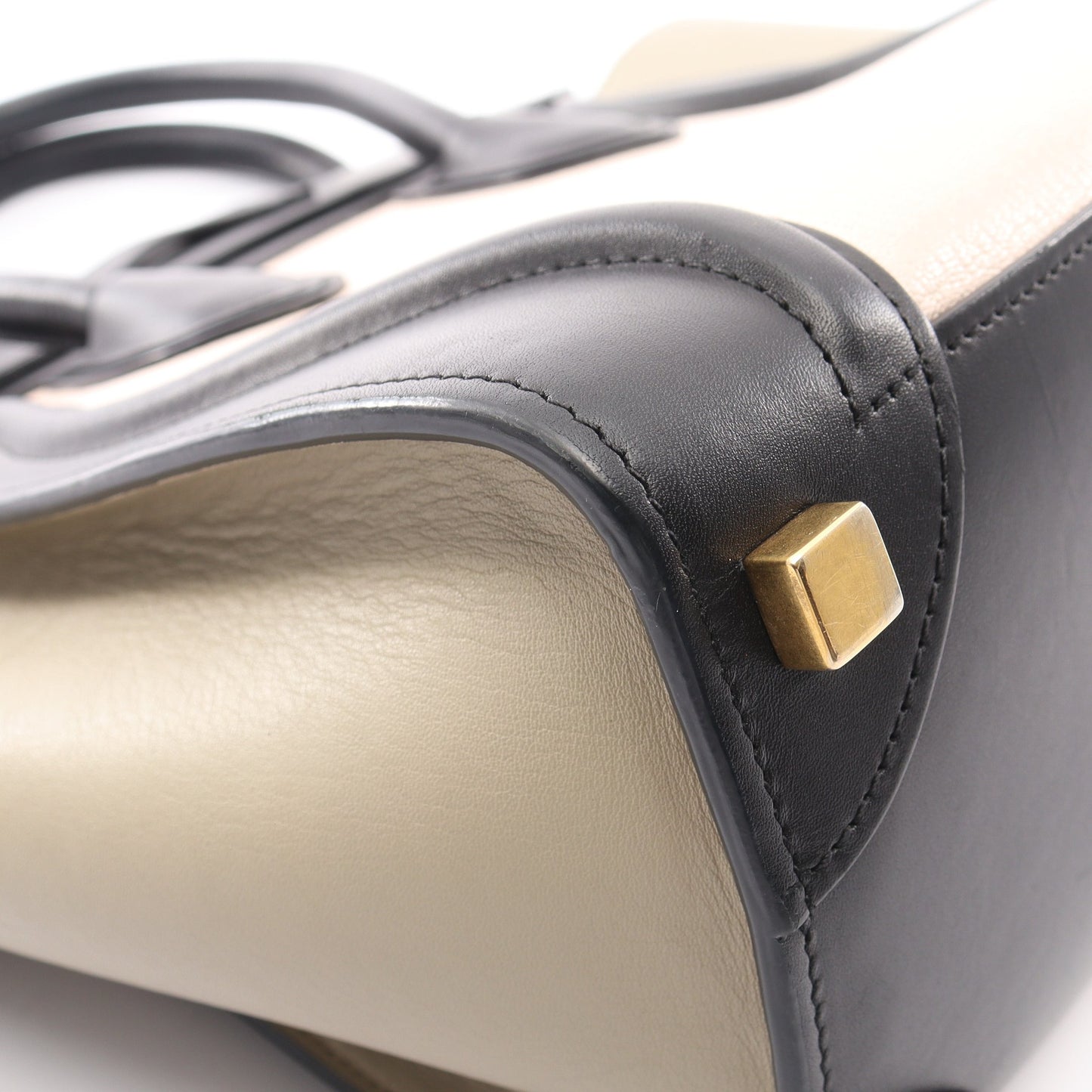 ラゲージ マイクロショッパー ハンドバッグ トートバッグ レザー ブラック ライトピンク グレーベージュ セリーヌ バッグ CELINE