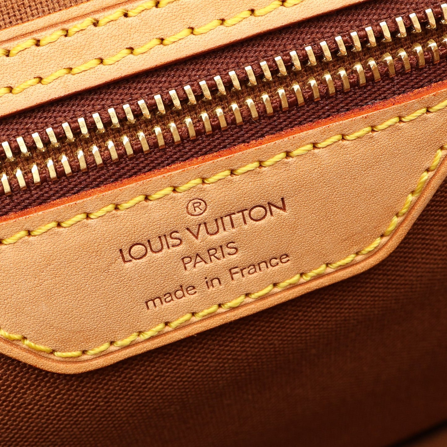 ソローニュ モノグラム ショルダーバッグ PVC レザー ブラウン ルイヴィトン バッグ LOUIS VUITTON