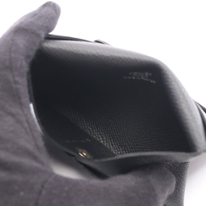 カルヴィ コインケース ヴォーエプソン ブラック シルバー金具 W刻印 エルメス