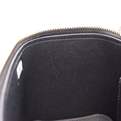 マトラッセ バニティバッグ 2WAY チェーンショルダーバッグ ラムスキン ブラック ゴールド金具 シャネル