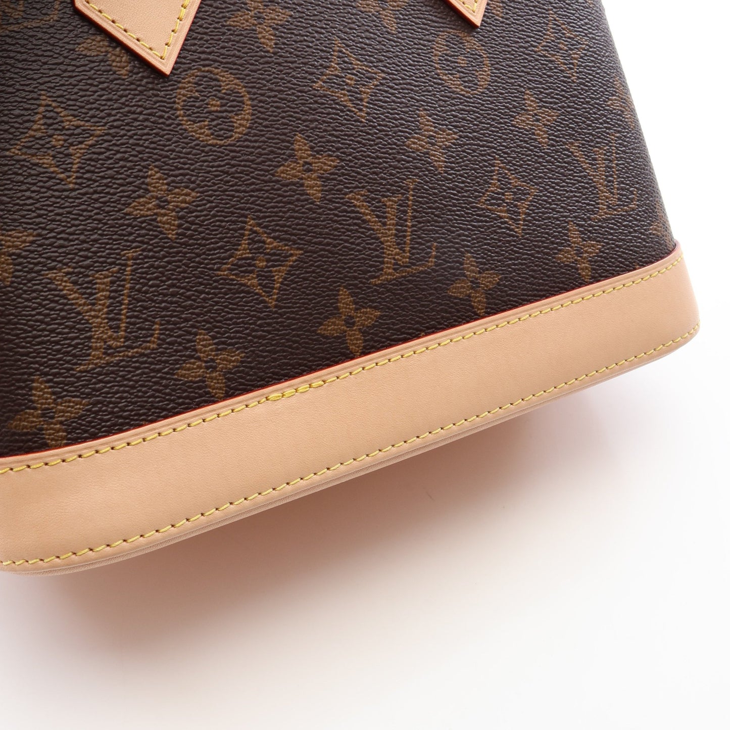 アルマBB モノグラム 2WAY ハンドバッグ PVC レザー ブラウン ルイヴィトン バッグ LOUIS VUITTON