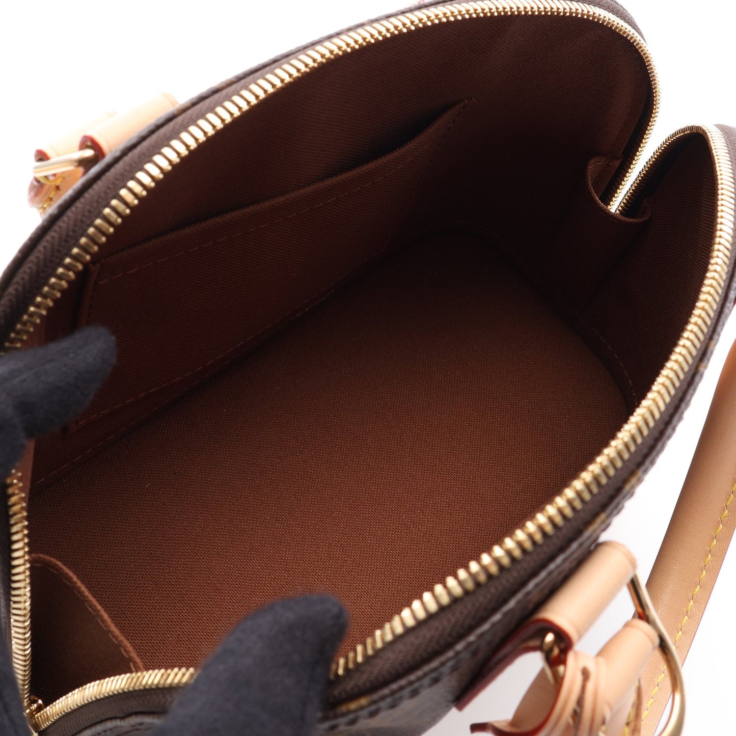 アルマBB モノグラム 2WAY ハンドバッグ PVC レザー ブラウン ルイヴィトン バッグ LOUIS VUITTON