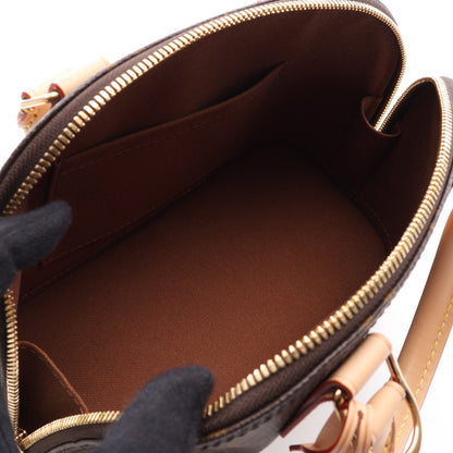 アルマBB モノグラム 2WAY ハンドバッグ PVC レザー ブラウン ルイヴィトン バッグ LOUIS VUITTON