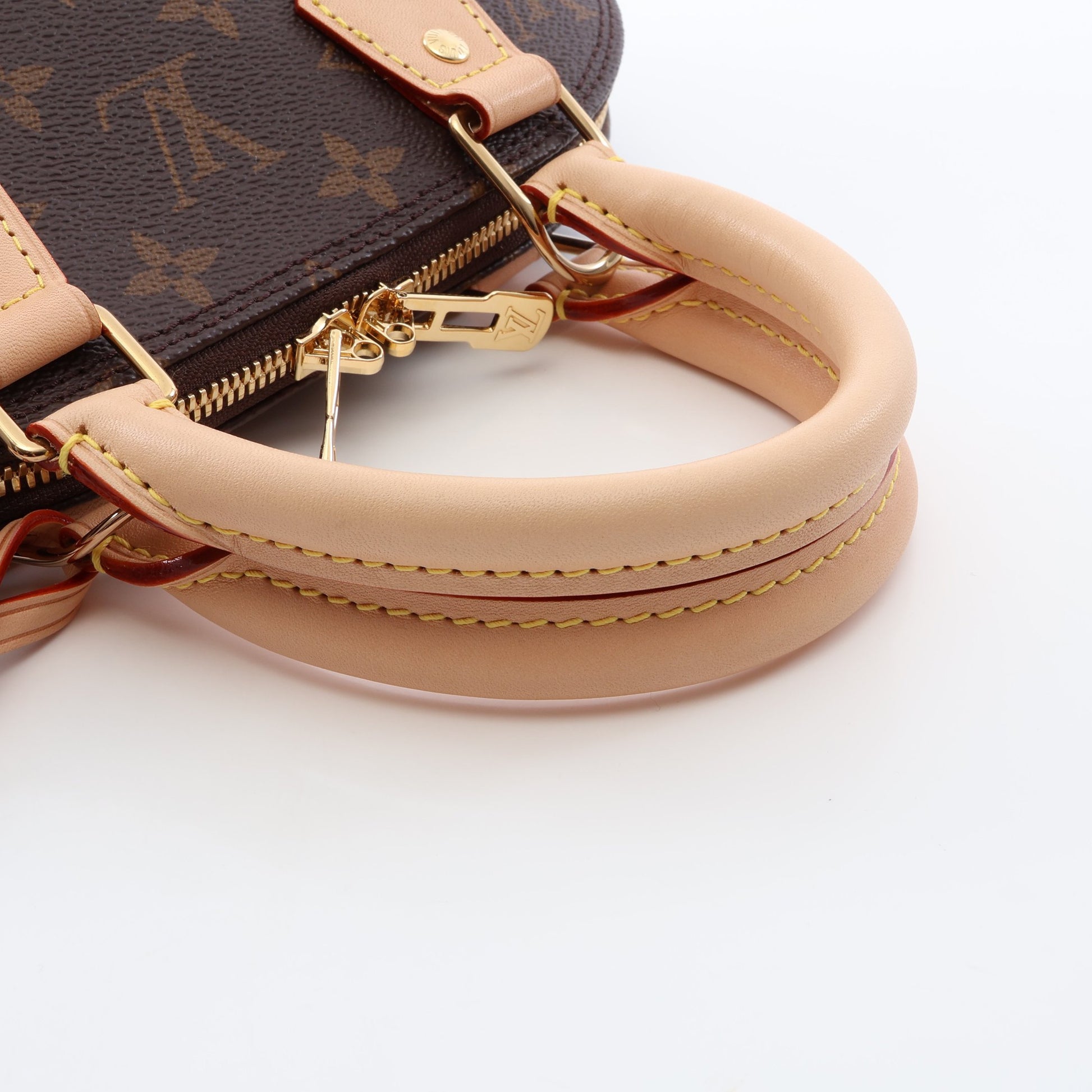 アルマBB モノグラム 2WAY ハンドバッグ PVC レザー ブラウン ルイヴィトン バッグ LOUIS VUITTON