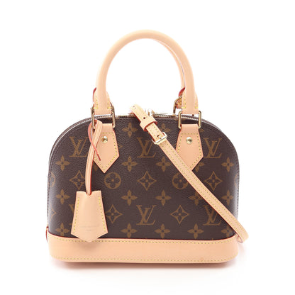 アルマBB モノグラム 2WAY ハンドバッグ PVC レザー ブラウン ルイヴィトン バッグ LOUIS VUITTON