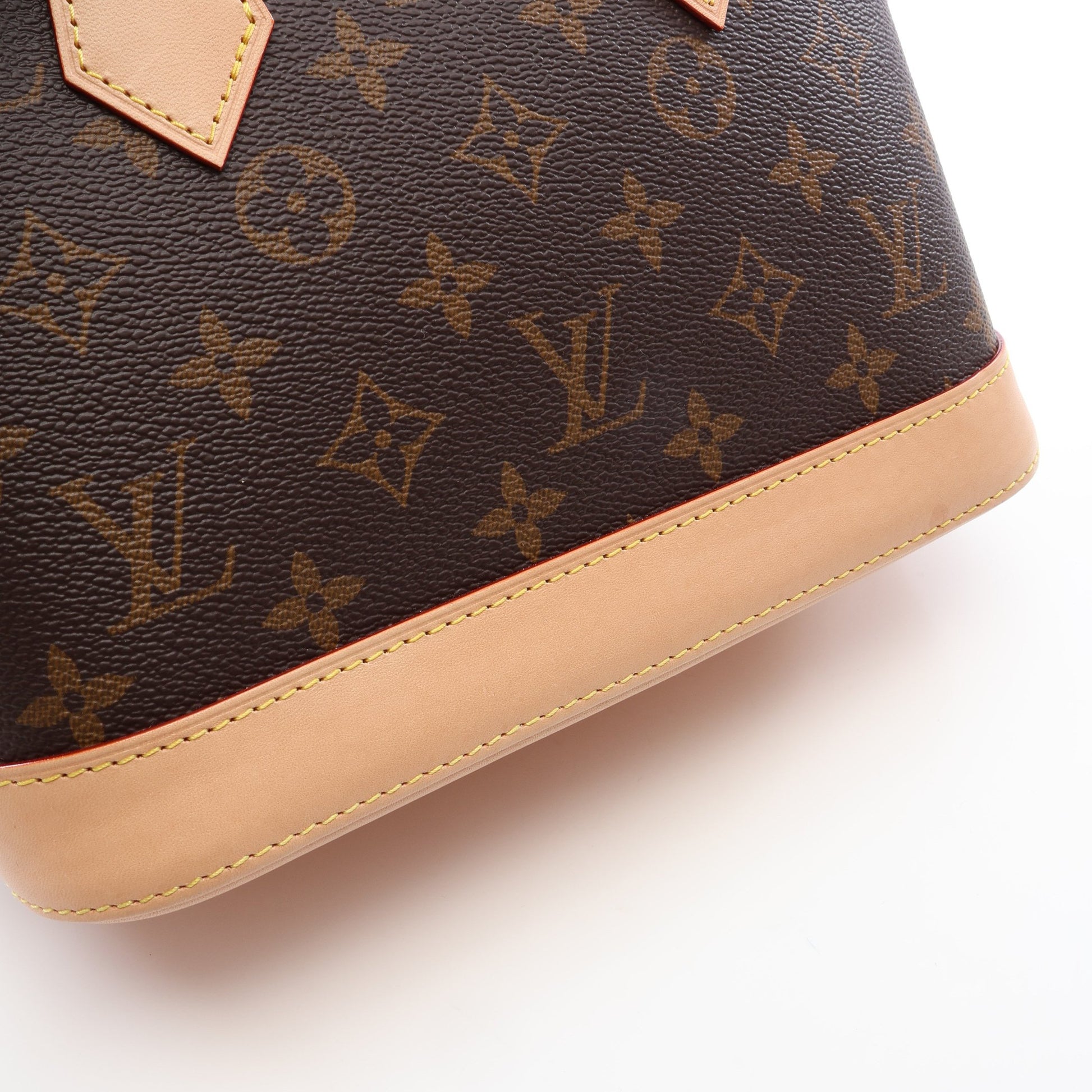 アルマBB モノグラム 2WAY ハンドバッグ PVC レザー ブラウン ルイヴィトン バッグ LOUIS VUITTON