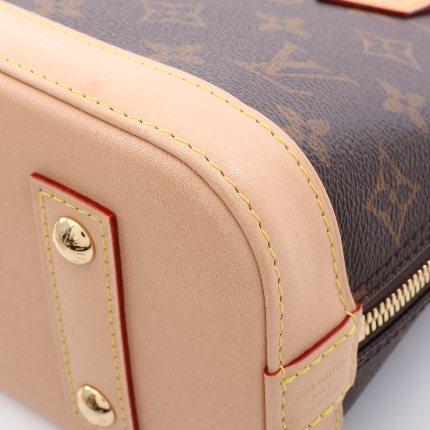 アルマBB モノグラム 2WAY ハンドバッグ PVC レザー ブラウン ルイヴィトン バッグ LOUIS VUITTON