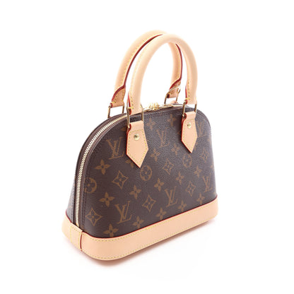 アルマBB モノグラム 2WAY ハンドバッグ PVC レザー ブラウン ルイヴィトン バッグ LOUIS VUITTON