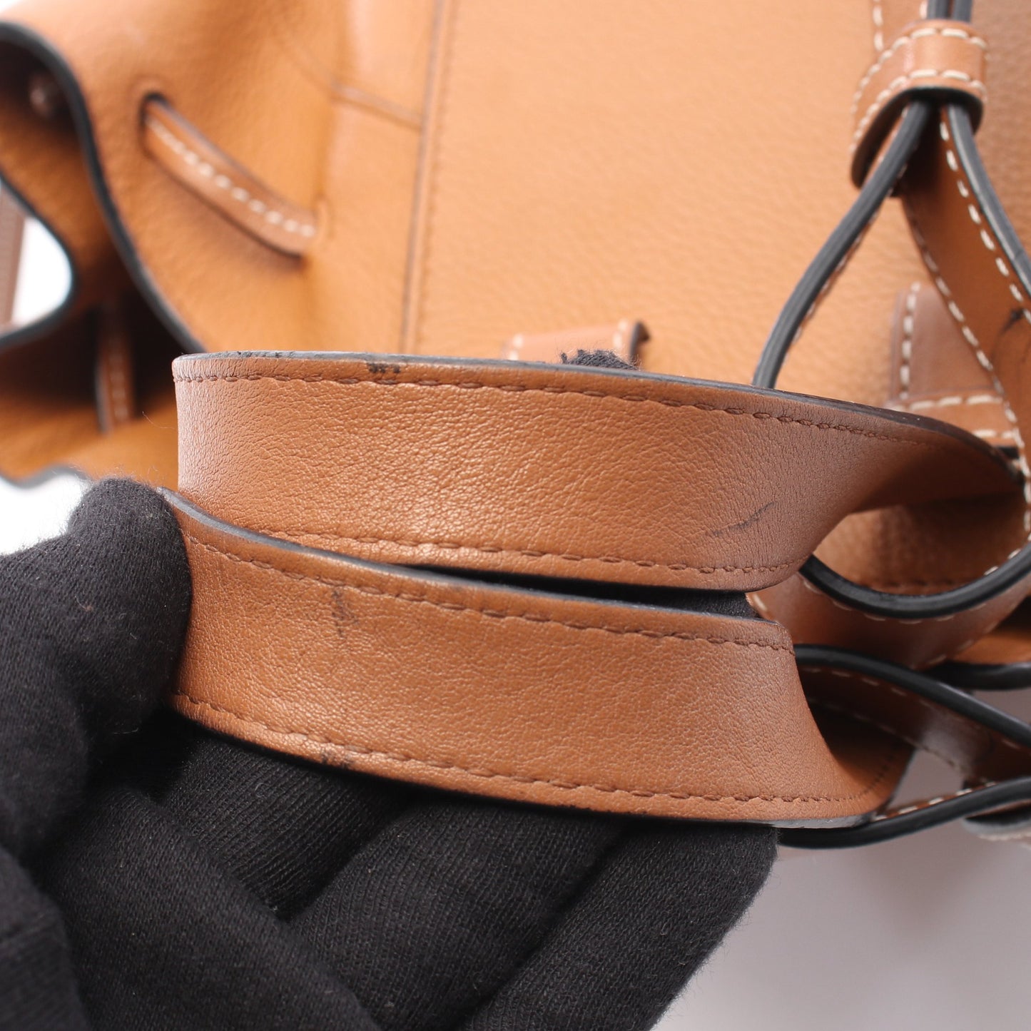 HAMMOCK SMALL ハンモック スモール 2WAY ハンドバッグ レザー ブラウン ロエベ