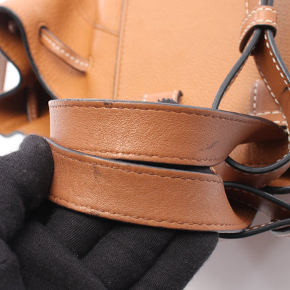 HAMMOCK SMALL ハンモック スモール 2WAY ハンドバッグ レザー ブラウン ロエベ