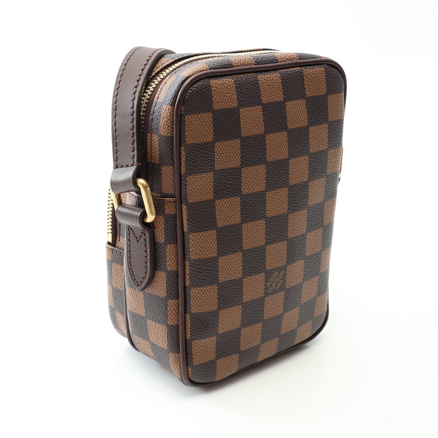 LOUIS VUITTON × NIGO アマゾン ダミエフレンドシップ ショルダーバッグ PVC レザー ブラウン ルイヴィトン