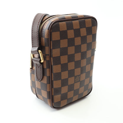 LOUIS VUITTON × NIGO アマゾン ダミエフレンドシップ ショルダーバッグ PVC レザー ブラウン ルイヴィトン