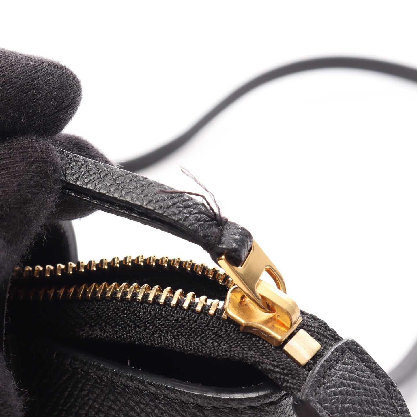 BELT BAG NANO ベルトバッグ ナノ 2WAY ハンドバッグ レザー ブラック セリーヌ