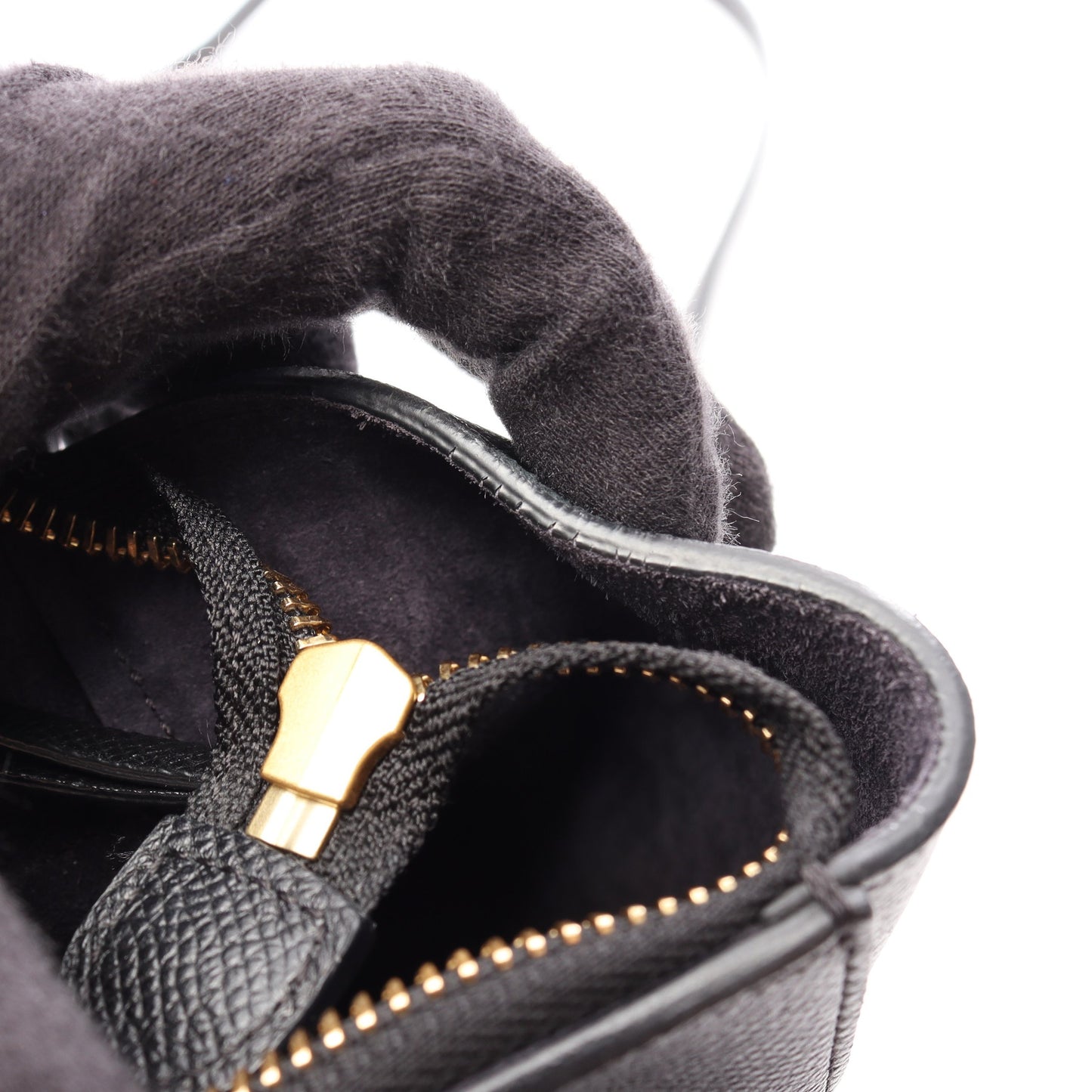 BELT BAG NANO ベルトバッグ ナノ 2WAY ハンドバッグ レザー ブラック セリーヌ