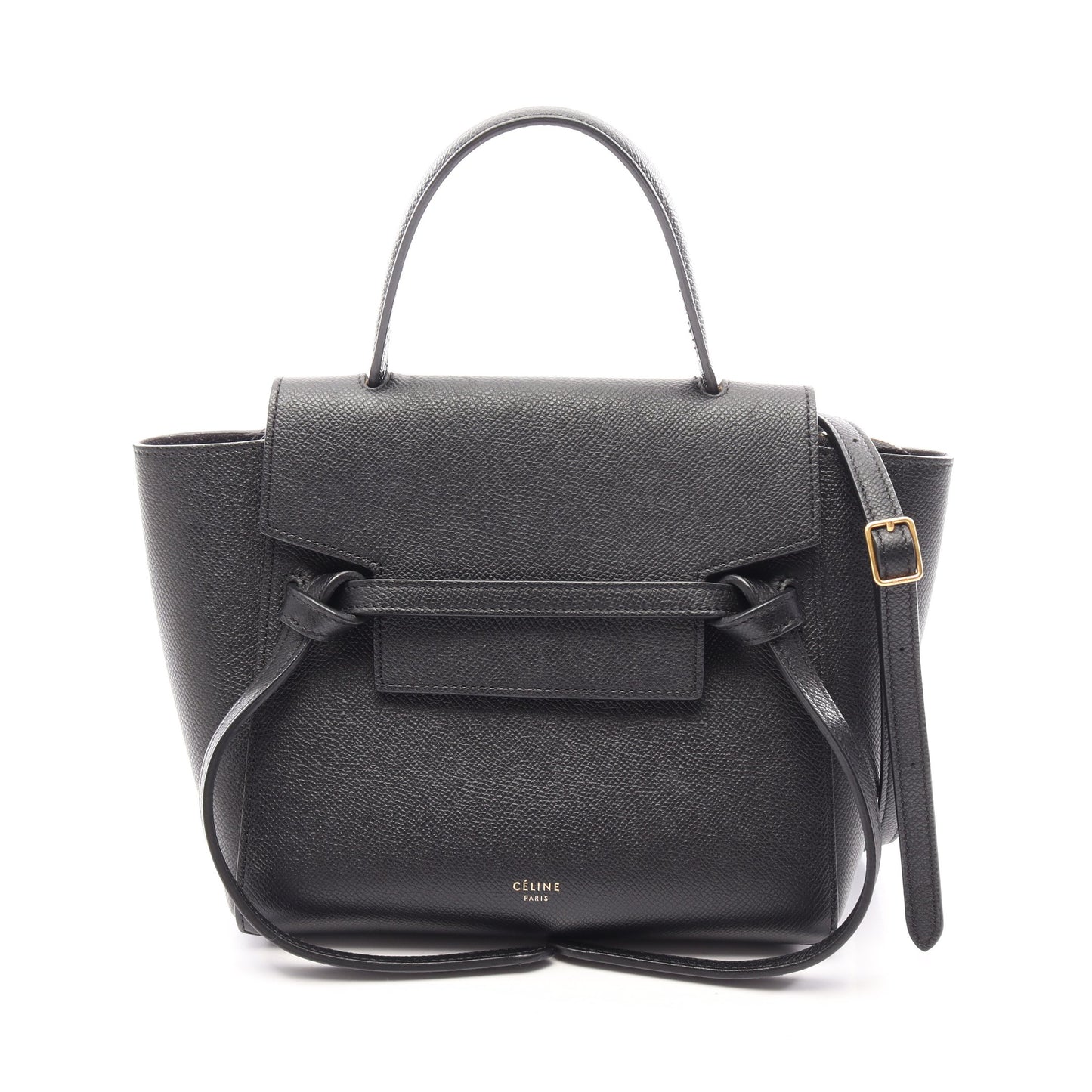 BELT BAG NANO ベルトバッグ ナノ 2WAY ハンドバッグ レザー ブラック セリーヌ
