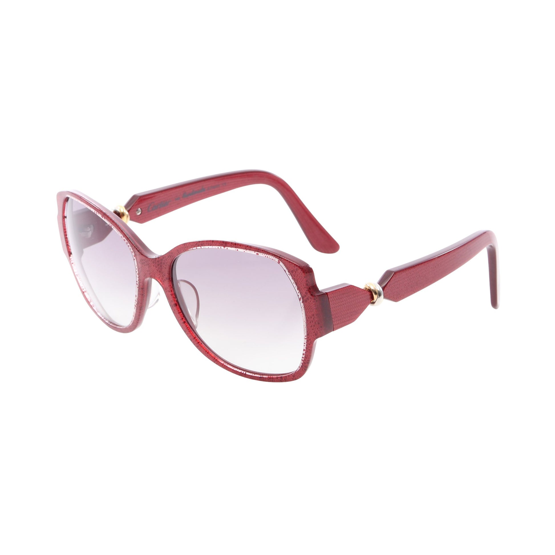 グラデーション サングラス GP レッド シルバー ゴールド カルティエ 財布・小物 Cartier