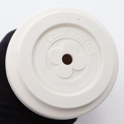 LVカップ & ストロー LV バーズ ダミエ 食器 セラミック シリコン PVC GP ホワイト ゴールド マルチカラー ルイヴィトン