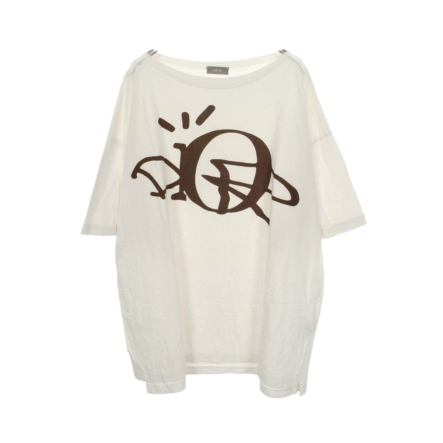 Dior × Travis Scott プリント 半袖Tシャツ コットン ホワイト ディオール