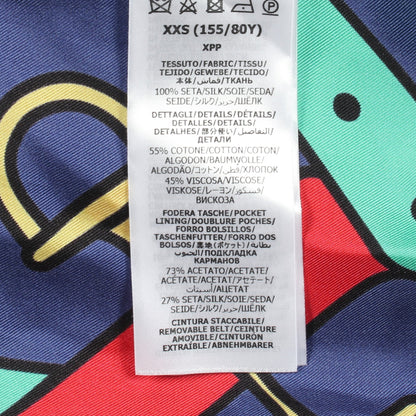 ホースビット シェリーライン ジャケット シルク マルチカラー グッチ