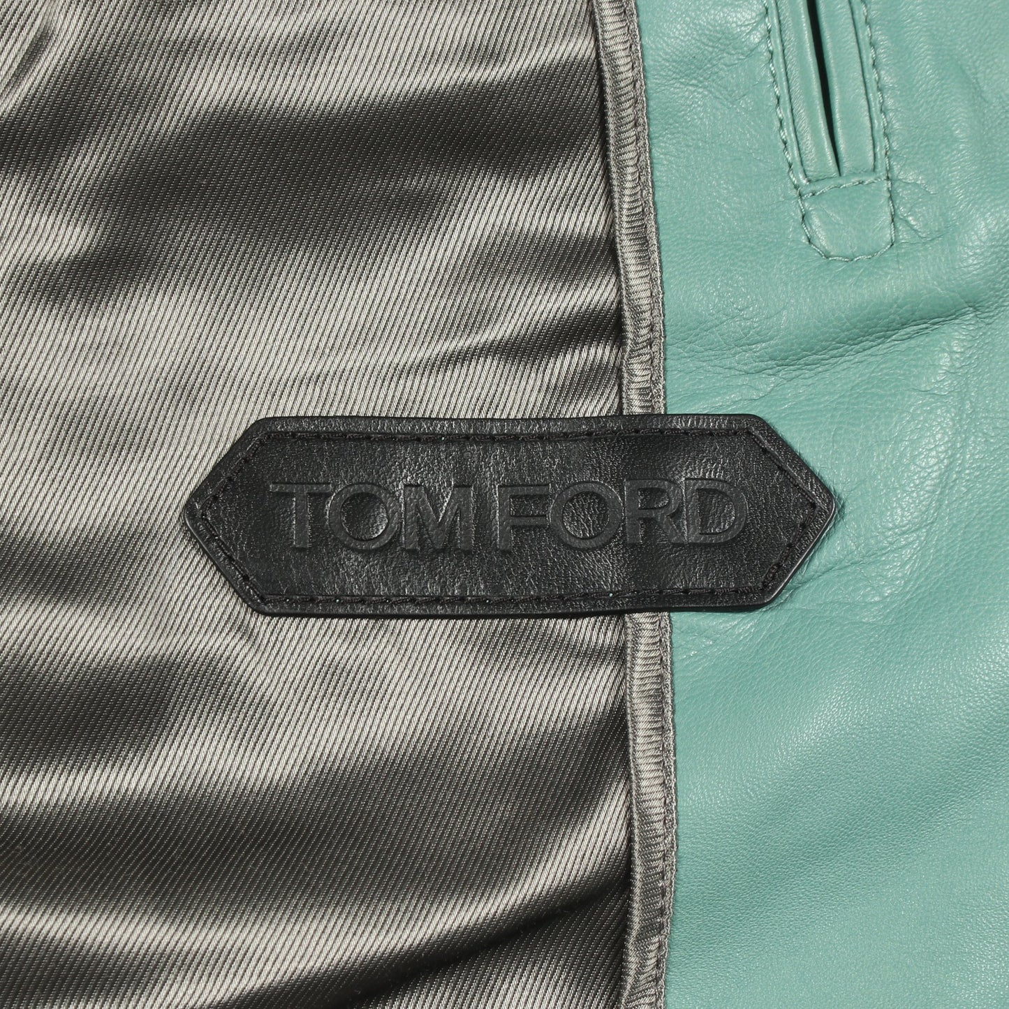 キルティング レザージャケット レザー ライトグリーン トムフォード アウター TOM FORD